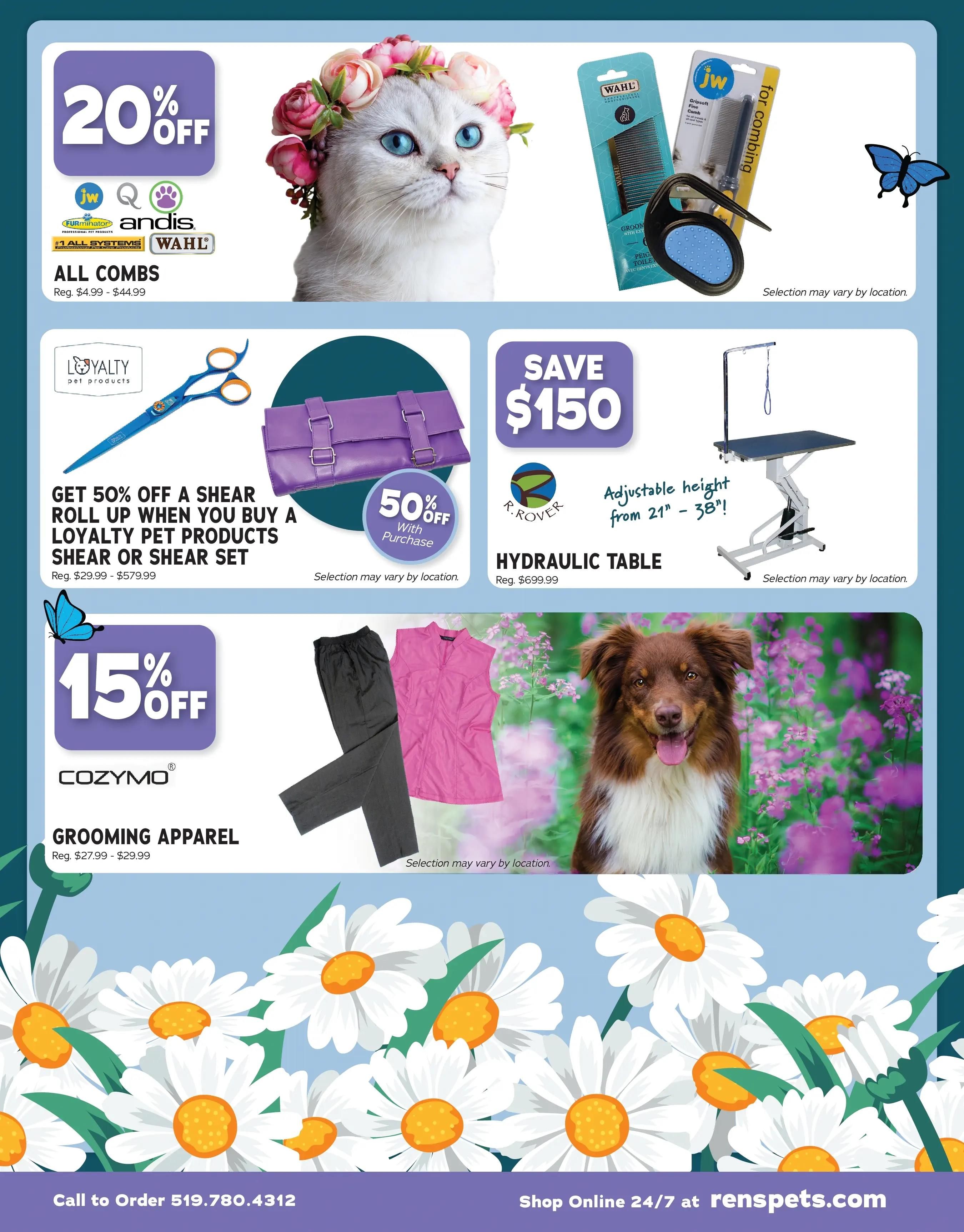 Ren's Pets Depot Blooming Grooming Sale Flyer May 23 to June 5