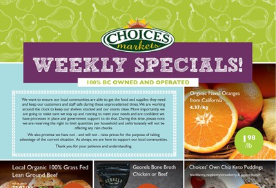 Choices Market Flyer April 2 to 8