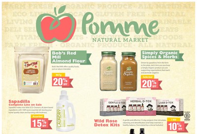 Pomme Natural Market Monthly Flyer April 2 to 29