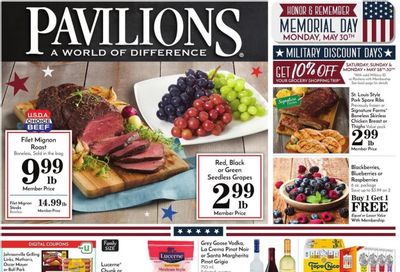 Pavilions (CA) Weekly Ad Flyer May 25 to June 1