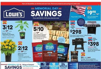 Lowe's Weekly Ad Flyer May 25 to June 1