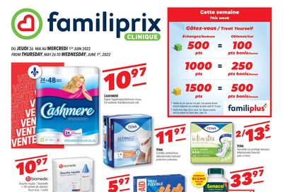 Familiprix Clinique Flyer May 26 to June 1