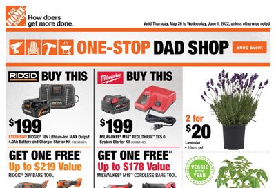 Home Depot (Atlantic) Flyer May 26 to June 1