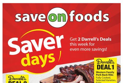 Save on Foods (SK) Flyer May 26 to June 1