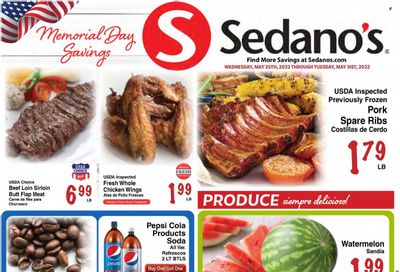 Sedano's (FL) Weekly Ad Flyer May 25 to June 1