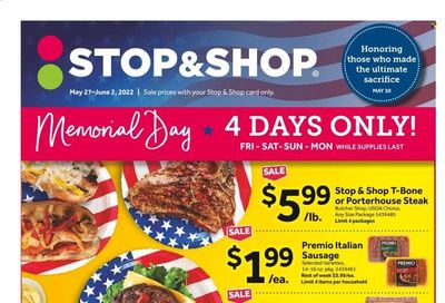 Stop & Shop (NJ, NY) Weekly Ad Flyer May 26 to June 2