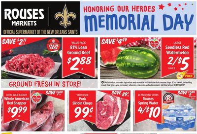 Rouses Markets (AL, LA, MS) Weekly Ad Flyer May 26 to June 2