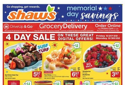 Shaw’s (MA, ME, NH, RI, VT) Weekly Ad Flyer May 26 to June 2
