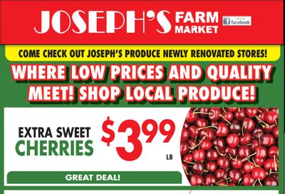 Joseph's Farm Market Flyer May 26 to 28