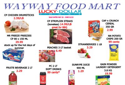 WayWay Food Mart Flyer May 26 to June 1