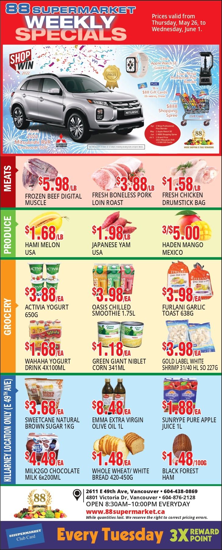 88 Supermarket Flyer May 26 to June 1