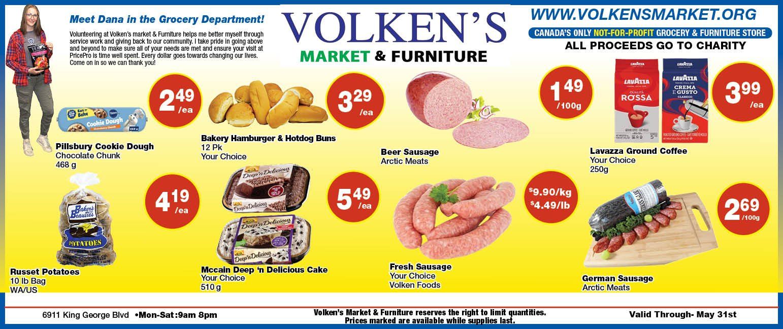 Volken's Market & Furniture Flyer May 25 to 31