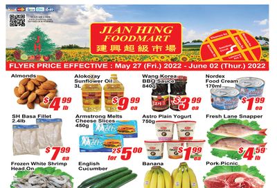 Jian Hing Foodmart (Scarborough) Flyer May 27 to June 2