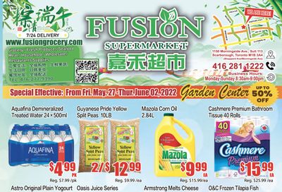 Fusion Supermarket Flyer May 27 to June 2