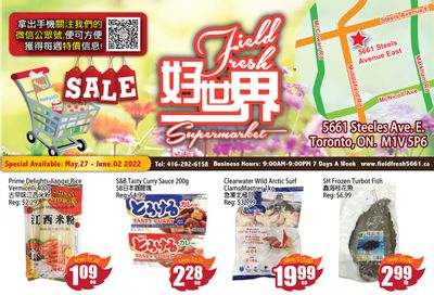 Field Fresh Supermarket Flyer May 27 to June 2