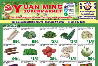 Yuan Ming Supermarket Flyer April 3 to 9