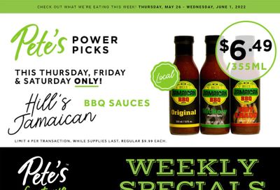 Pete's Fine Foods Flyer May 26 to June 1