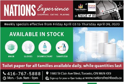 Nations Fresh Foods (Toronto) Flyer April 3 to 9