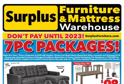 Surplus Furniture & Mattress Warehouse (Moncton) Flyer May 30 to June 12