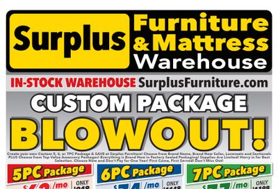 Surplus Furniture & Mattress Warehouse (Edmonton) Flyer May 30 to June 12