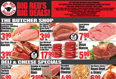 Big Red Markets Flyer April 3 to 9