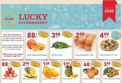 Lucky Supermarket (Surrey) Flyer April 3 to 9