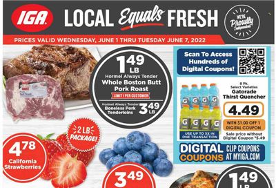 IGA Weekly Ad Flyer June 1 to June 8