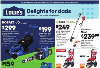 Lowe's Weekly Ad Flyer June 1 to June 8