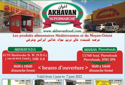 Akhavan Supermarche Flyer June 1 to 7