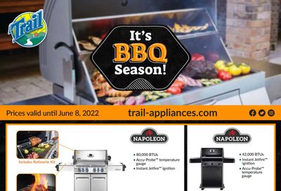 Trail Appliances (AB & SK) It's BBQ Season Flyer June 1 to 8