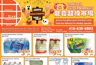 Long Fa Supermarket Flyer October 25 to 31