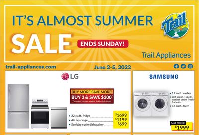 Trail Appliances (AB & SK) Flyer June 2 to 5
