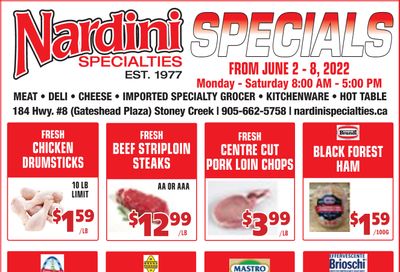 Nardini Specialties Flyer June 2 to 8