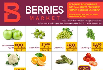 Berries Market Flyer June 2 to 8