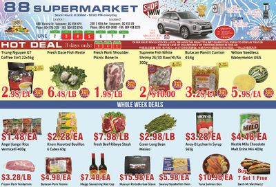88 Supermarket Flyer June 2 to 8