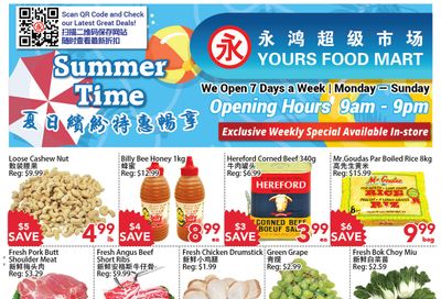 Yours Food Mart Flyer June 3 to 9