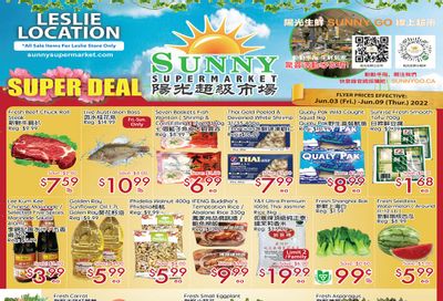 Sunny Supermarket (Leslie) Flyer June 3 to 9