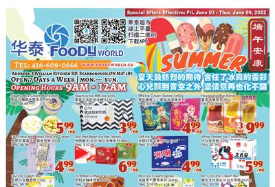 Foody World Flyer June 3 to 9