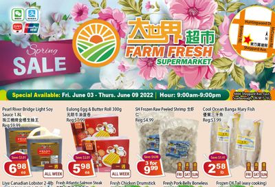 Farm Fresh Supermarket Flyer June 3 to 9