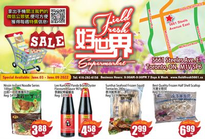Field Fresh Supermarket Flyer June 3 to 9