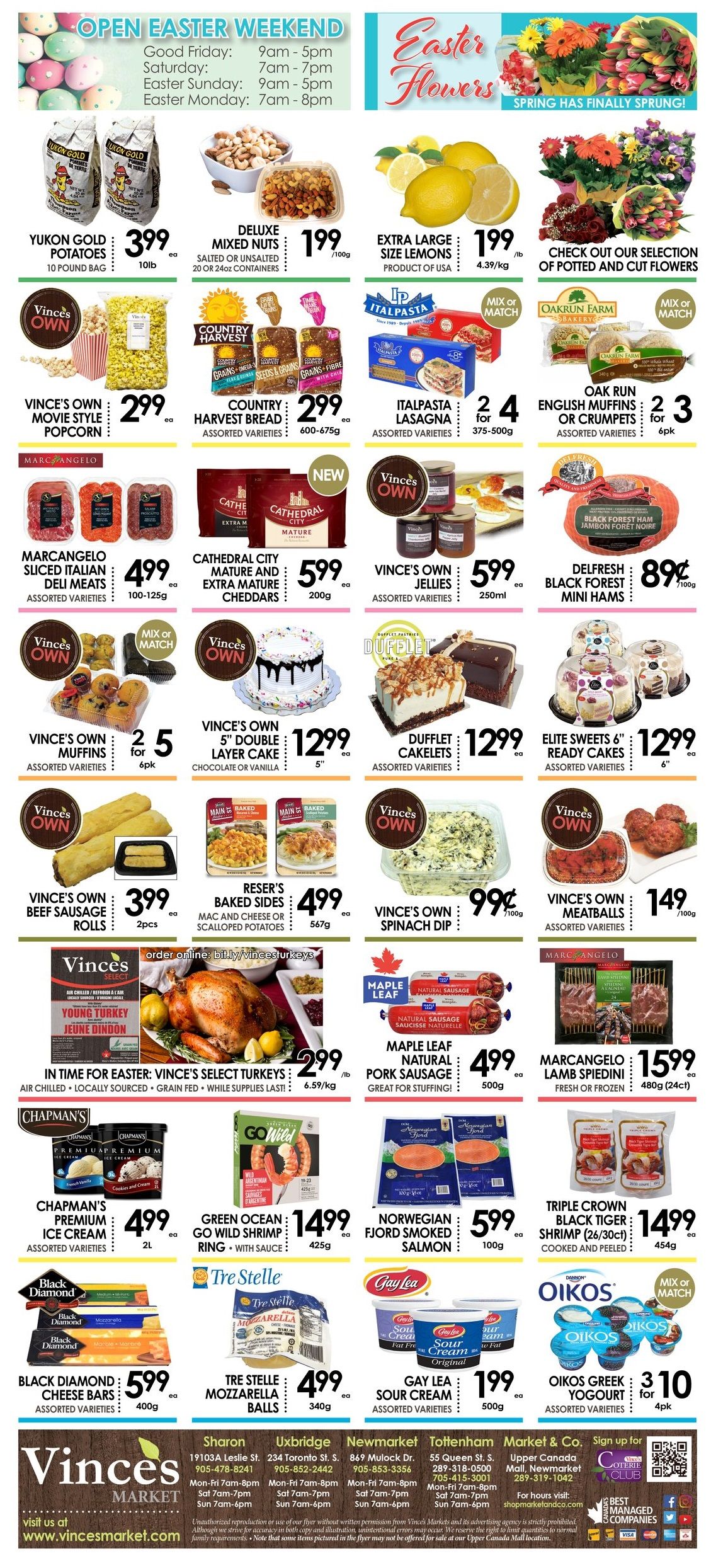 Vince's Market Flyer April 3 to 16