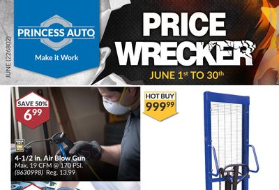 Princess Auto Price Wrecker Flyer June 1 to 30