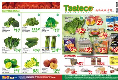 Tasteco Supermarket Flyer June 3 to 9