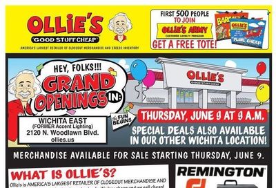 Ollie's Bargain Outlet Weekly Ad Flyer June 6 to June 13