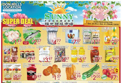 Sunny Foodmart (Don Mills) Flyer October 25 to 31