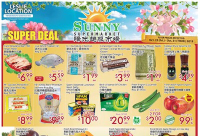 Sunny Supermarket (Leslie) Flyer October 25 to 31