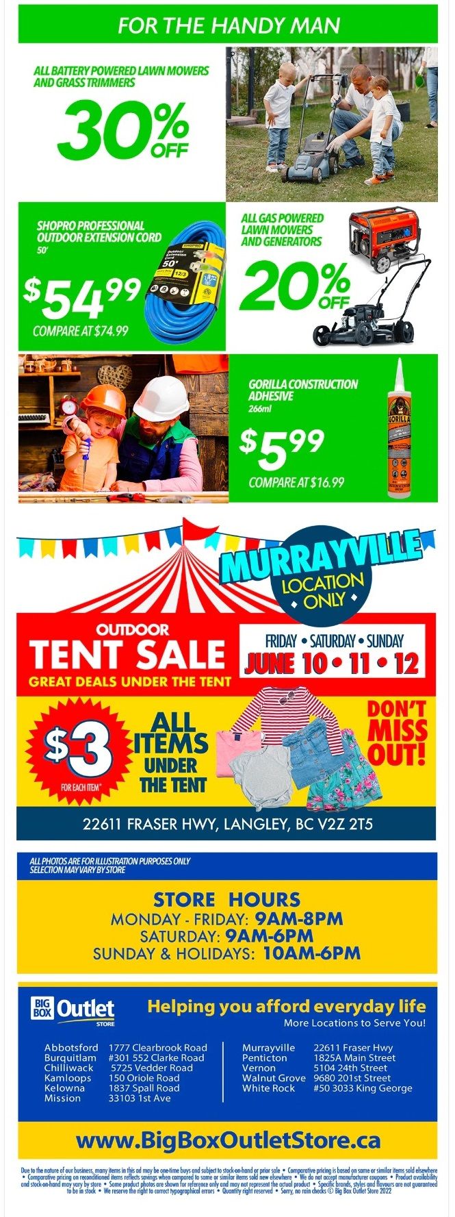 Big Box Outlet Store Flyer June 8 to 14