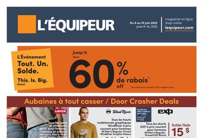L'Équipeur Flyer June 9 to 15