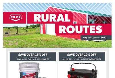 Co-op (West) Rural Routes Flyer May 26 to June 8