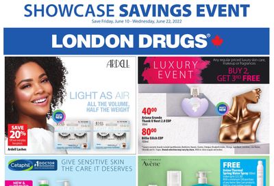 London Drugs Showcase Savings Event Flyer June 10 to 22